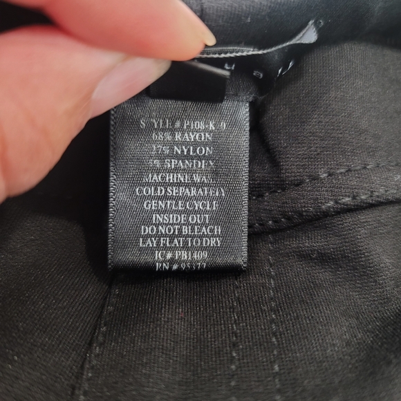 SANCTUARY Pull On Ponte Knit Slim Stretch Jegging Pants Women's Size M Black - Picture 9 of 16